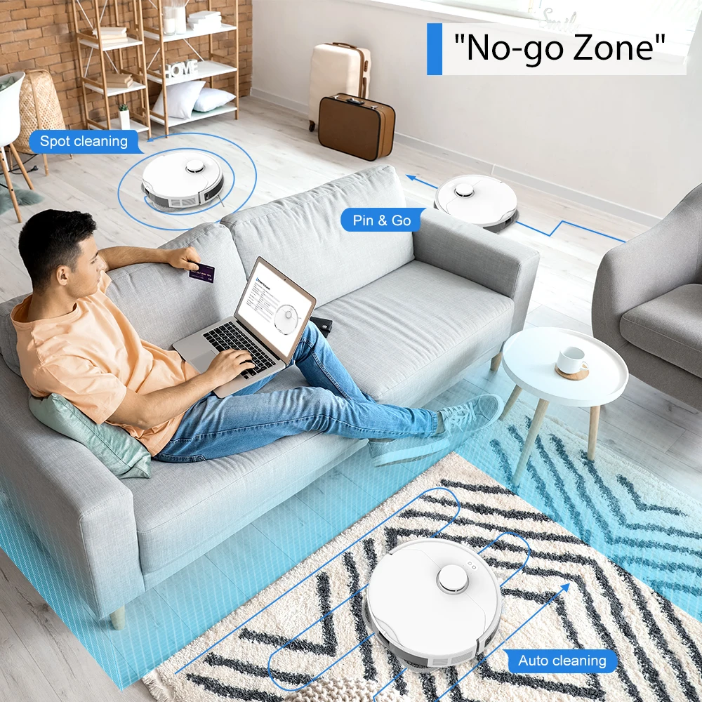 

Smart Robot Vacuum Cleaner Self-Emptying Filter Wet/Dry Cleaning EU/US RV Garage Automatic Electric Vacuum Mop for Home Cleaning