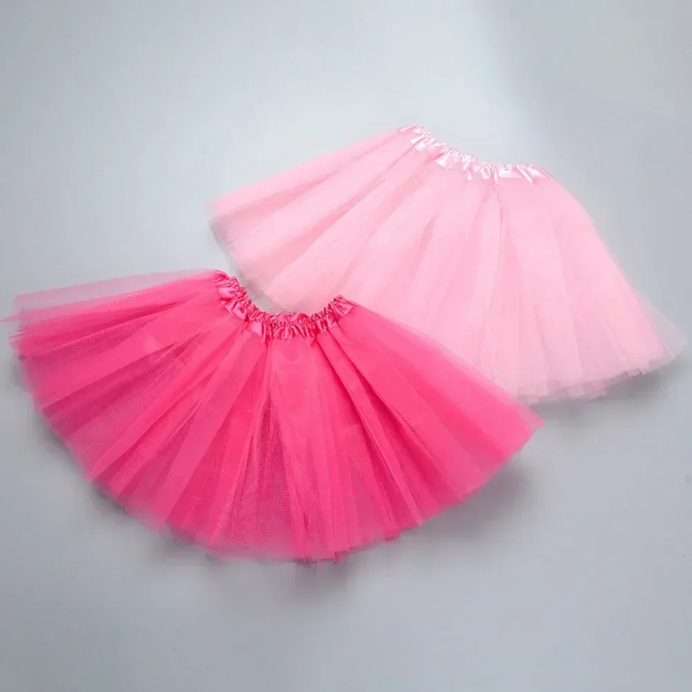 Baby Girls Mini Tutu Skirts Party Fluffy Tulle Dress Stage Pettiskirt Ballet Dancewear Clothing Accessories for Children 2-8Y