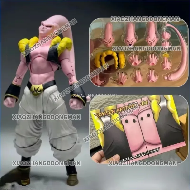 In Stock Tonsenarttoys Dragon Ball S.H.Figuarts Shf Teen Malice Majin Buu Boo Kid Anime Action Figure Toy Model Collector