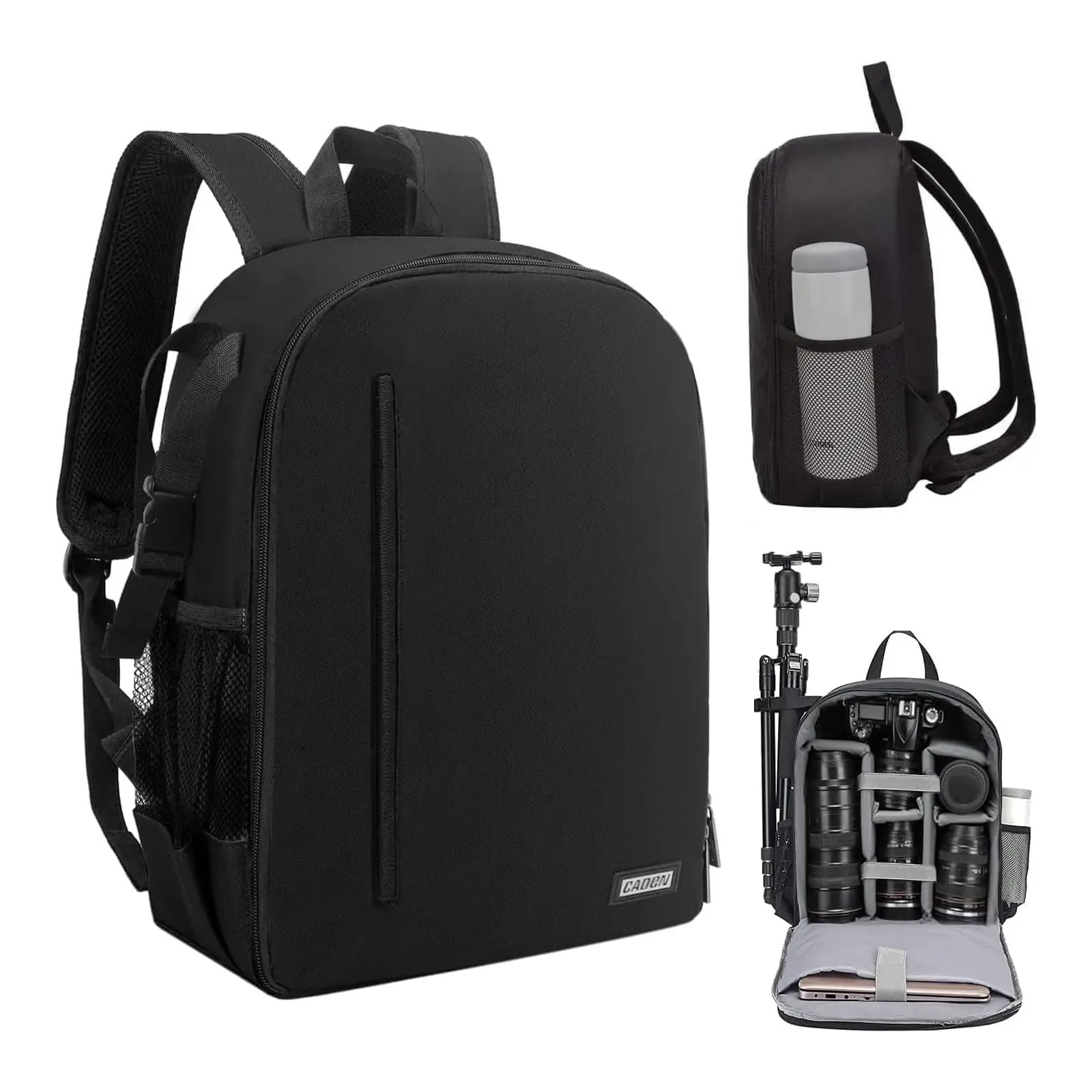 

Camera Backpack Bag Professional for DSLR/SLR Mirrorless Camera Waterproof, Camera Case Compatible for Sony Canon Nikon- Black