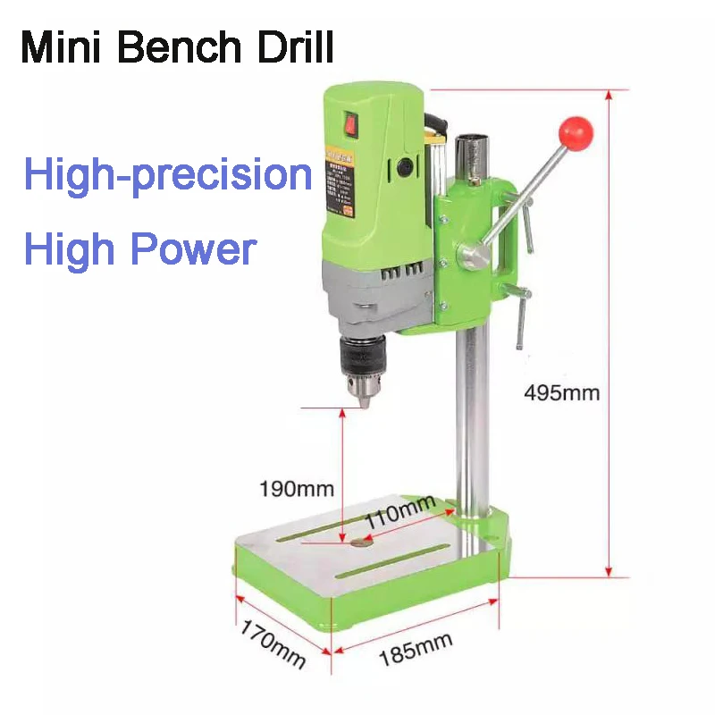 

710W 220V Benchtop Drill Machine Mini Electric Bench Drill Tool Portable High Power High Precision Bench Drill Press