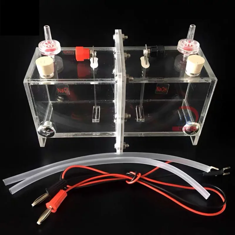 demonstrador eletrolisador ion exchange membrane no platinum electrodo chemistry experiment instrument ensino 26063 novo 01