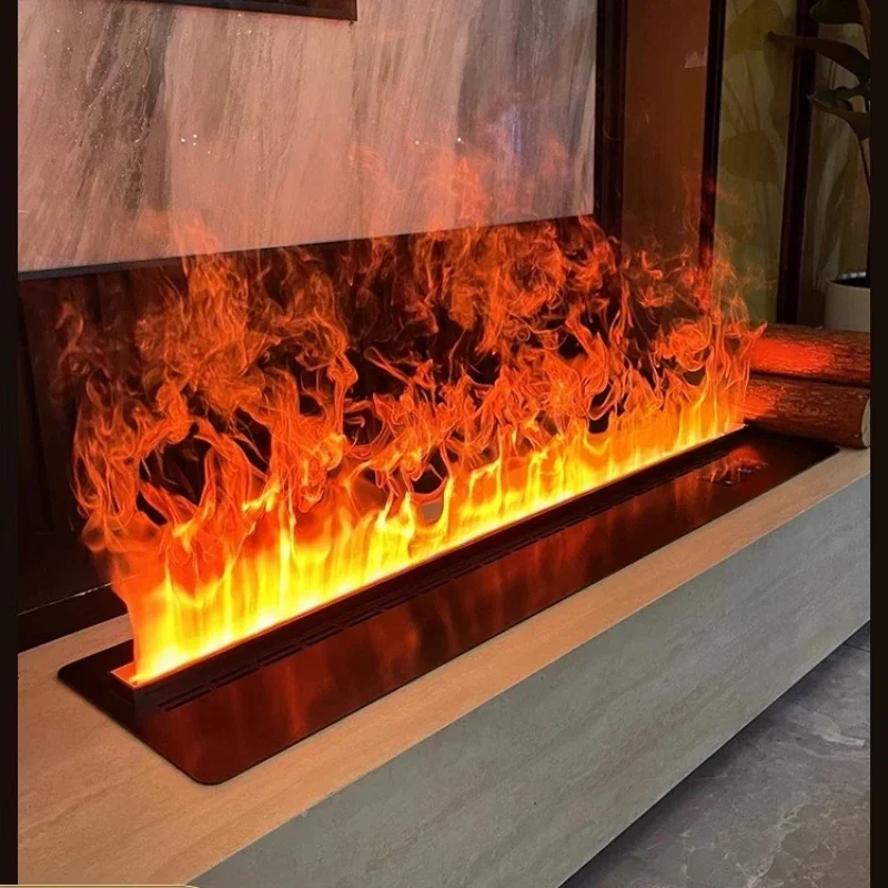 أثاث وحدة التحكم بالتلفزيون الحديثة، حامل غرفة المعيشة، مركز الترفيه، مدفأة كهربائية عائمة، أثاث Magalu Loja الرسمي #4