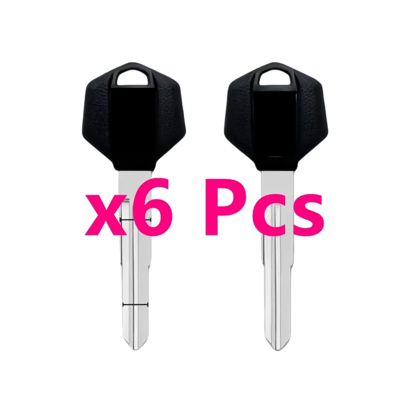 6PCs Blank Key Motorcycle Replace Uncut Keys For Suzuki BK B-King Gsr400 Gsr600 GSR750 Gsr1000 Gsx1300 GSX 1300