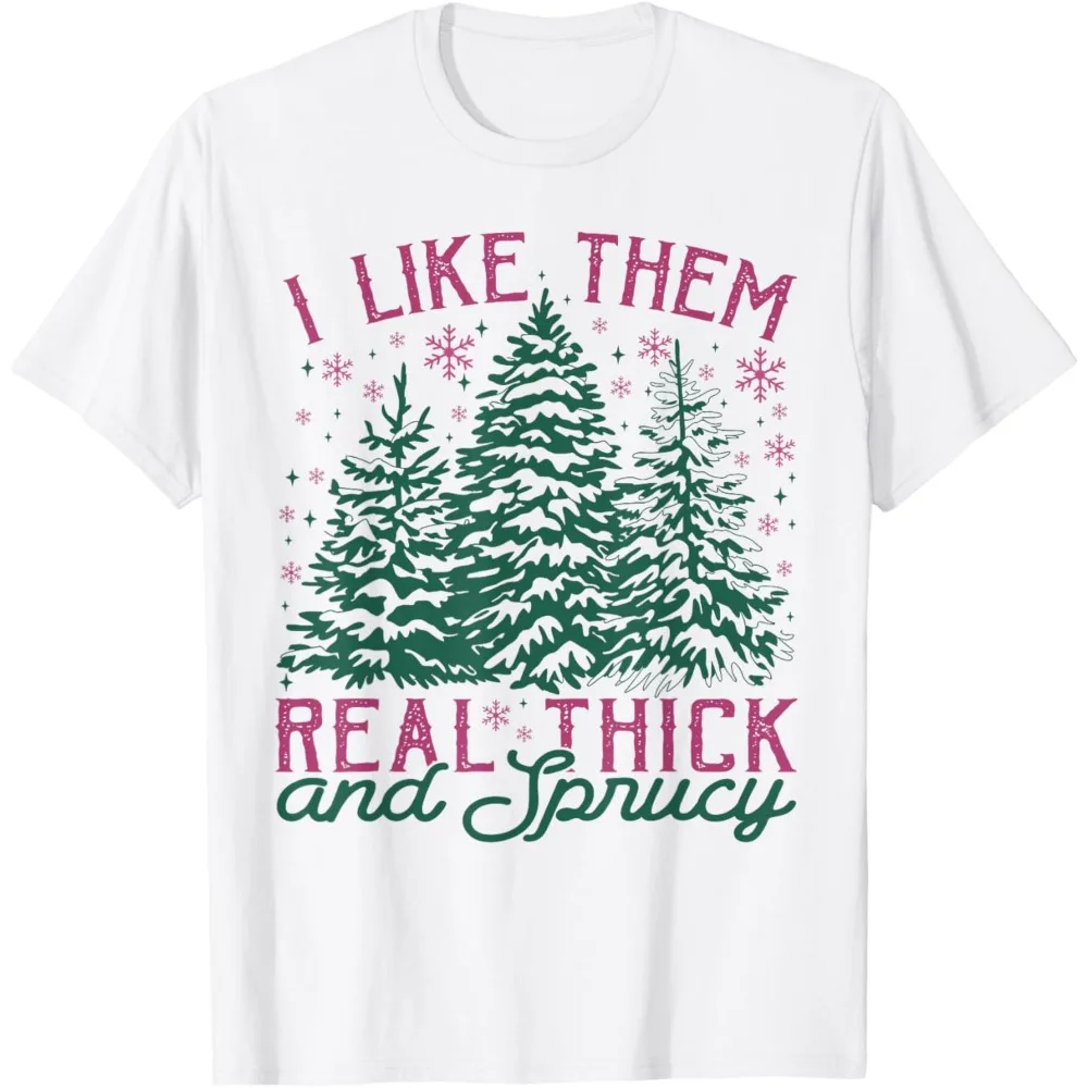 مضحك شجرة عيد الميلاد قميص حقيقي سميك شجرة التنوب الرجال النساء للجنسين تي شيرت لطيف طباعة جولة الرقبة التي شيرت لطيف الجرافيك تيز