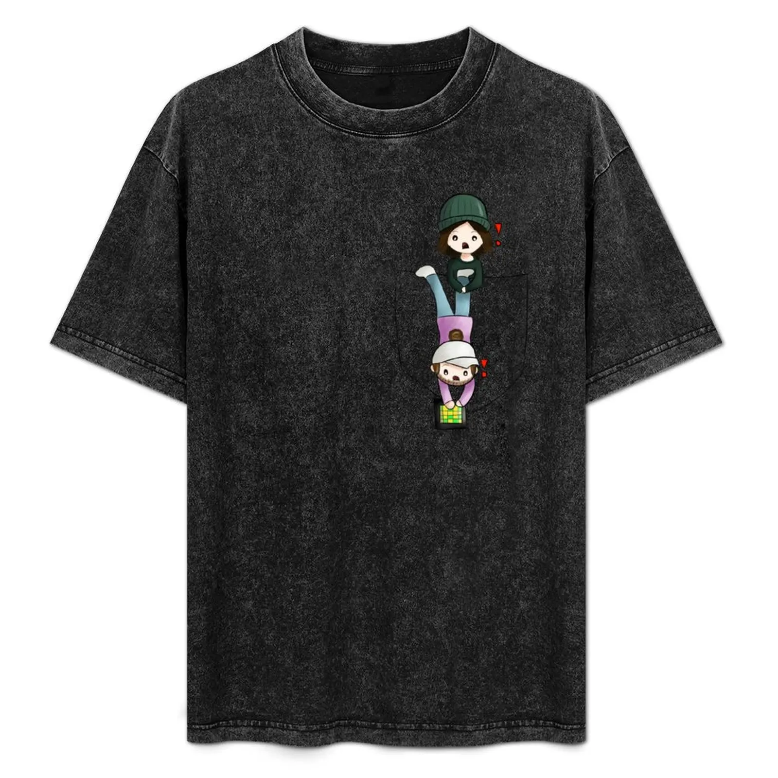 He Droppy His Launch - Pocket Producers T-Shirt Gym Exercise Short Sleeve T-Shirt