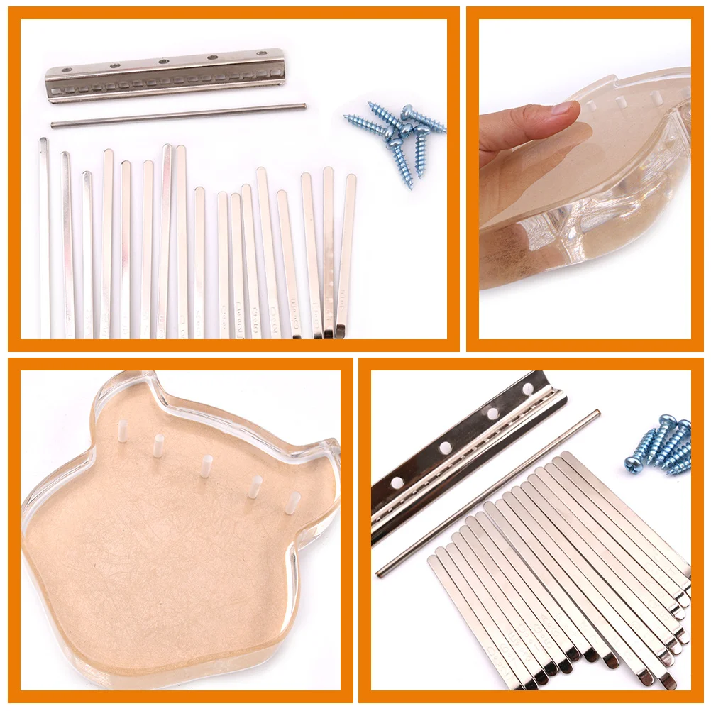 

17-tone Kalymba Accessories Suit Kids Mini Thumb Piano Beginner for Functional Instruments Small Child