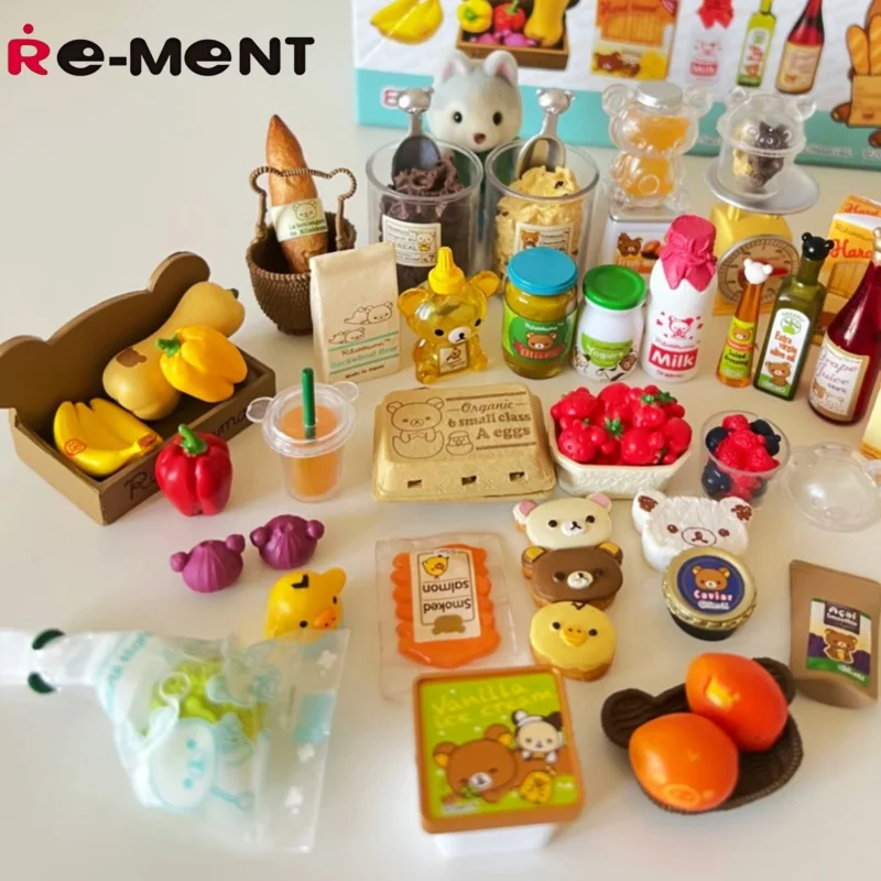 オリジナル リメント フィギュア リラックマ ナチュラルマーケット ブラインドボックス ミニチュア シーン キャンディトイ オーナメント リメントコレクション キッズギフト