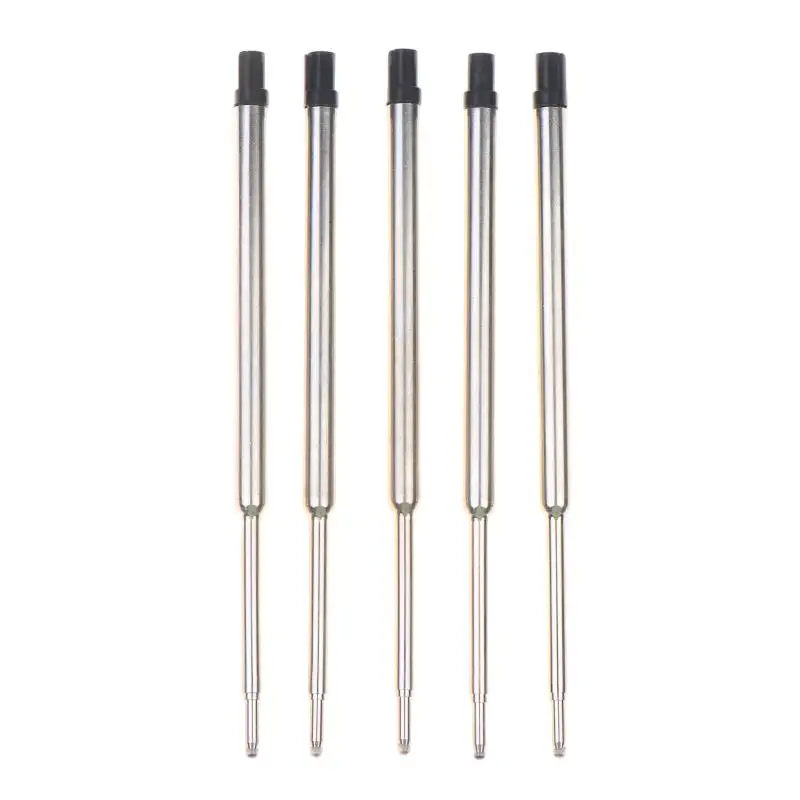 Ballpoint Pen Refills Fit for Parker Pens Medium Point Smooth Writing Blue Black Ink for Office School Daily Use