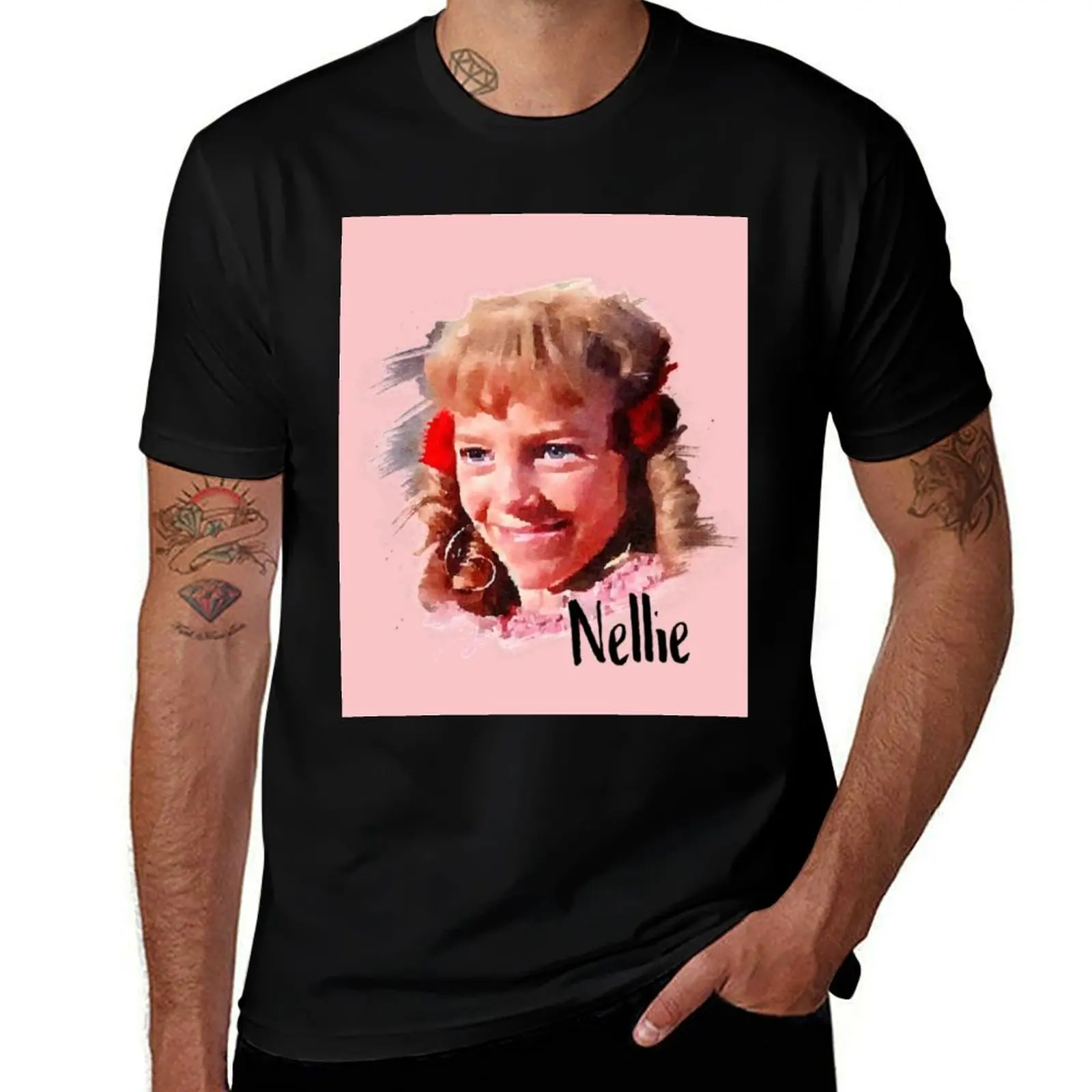 Nellie Oleson Little House on the Prairie T-Shirt Work Wear Lightweight Tee T-Shirt