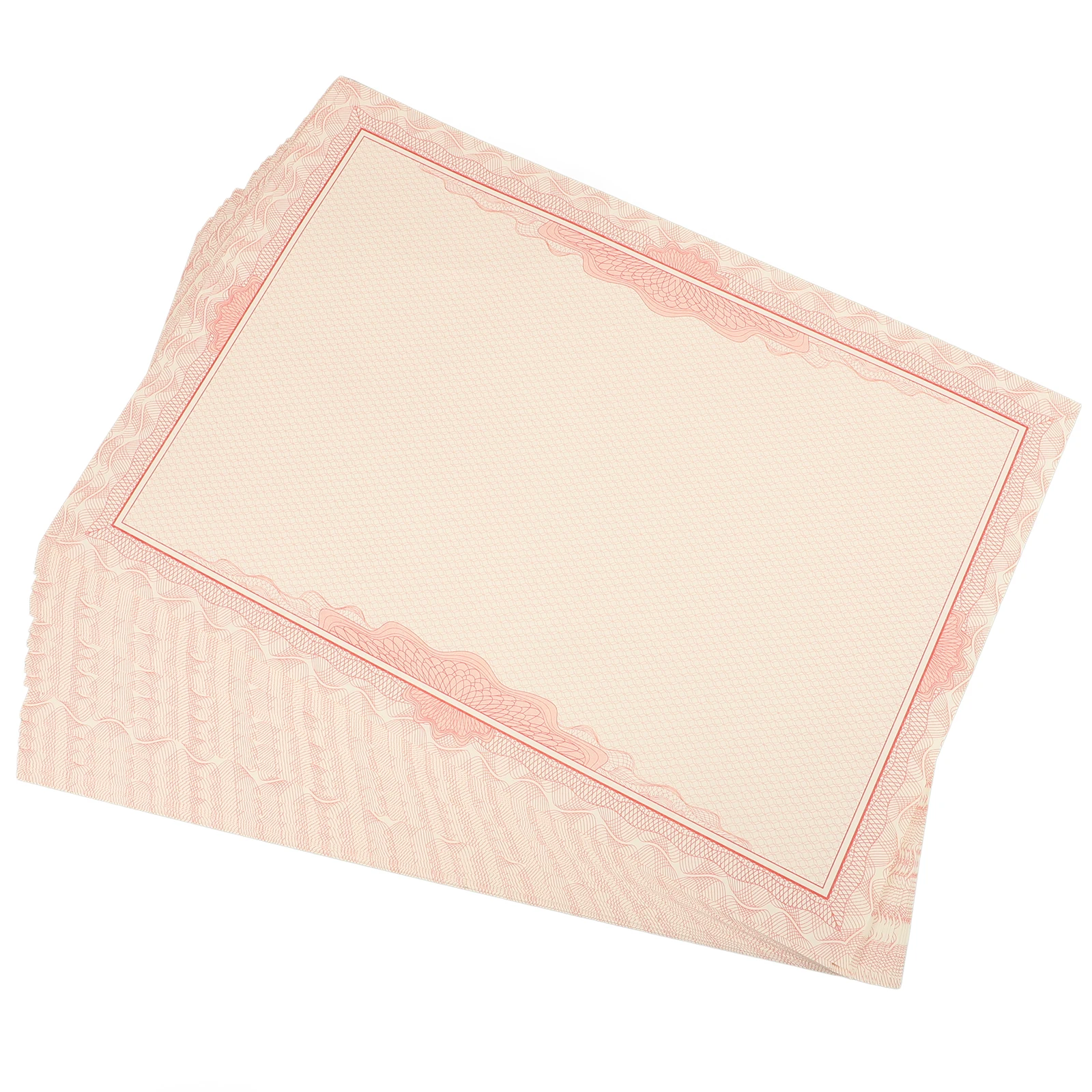 

50pcs Certificate Paper A4 Size Thick Printing Blank Hardwearing Material Durable Foil Cardstock Sheets