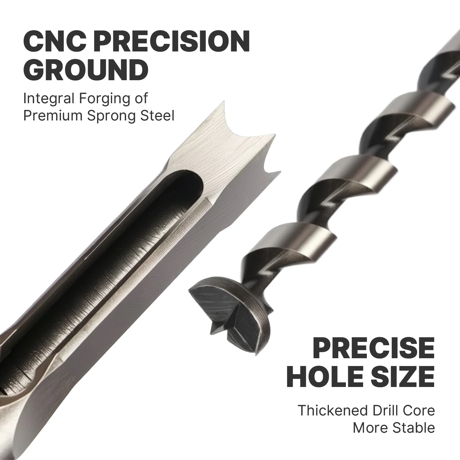 6-25mm Square Hole Drill HSS Twist Bit Auger Mortising Chisel Drill Woodworking Drill Tools For Tenon Machine