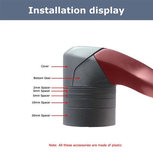 Imagen 2 del producto Para SYNCROS FRASER IC SL WC y SYNCROS FRASER IC SL XC accesorios de bicicleta Hadnlebar aleación de plástico o aluminio, pieza de bicicleta