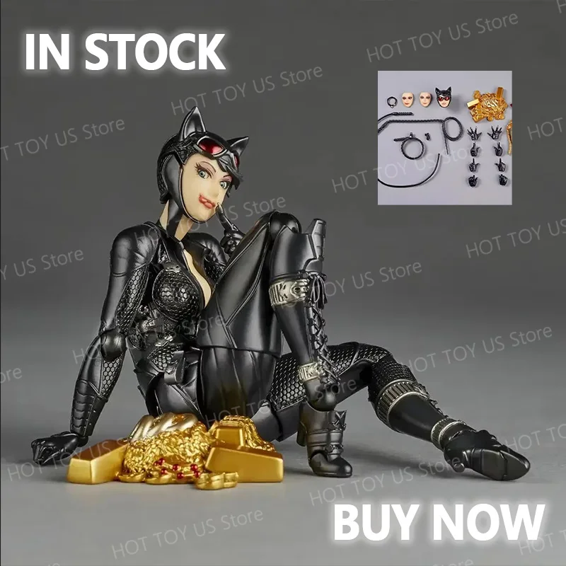 

Новая оригинальная коллекционная фигурка Женщины-кошки Yamaguchi DC из серии Super Movable Surprise: очаровательная подвижная модель Женщины-кошки, подарок