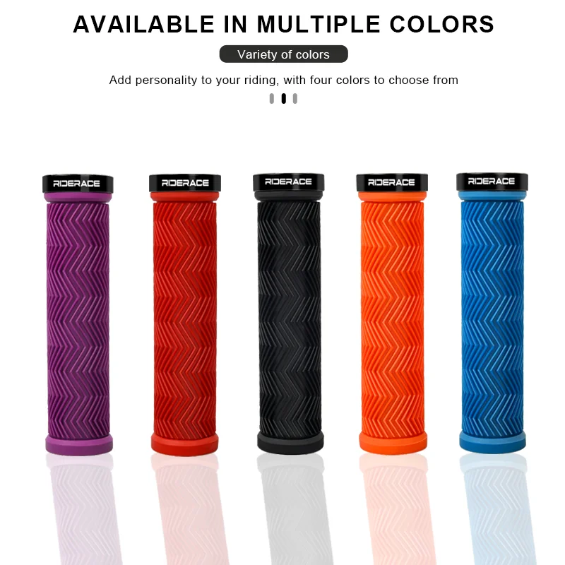 Bicycle Handlebar Grips Anti-Skid Shock-Absorbing Mountain Ergonomic Comfortable Rubber Bike Soft Handle Cover Cycling Parts