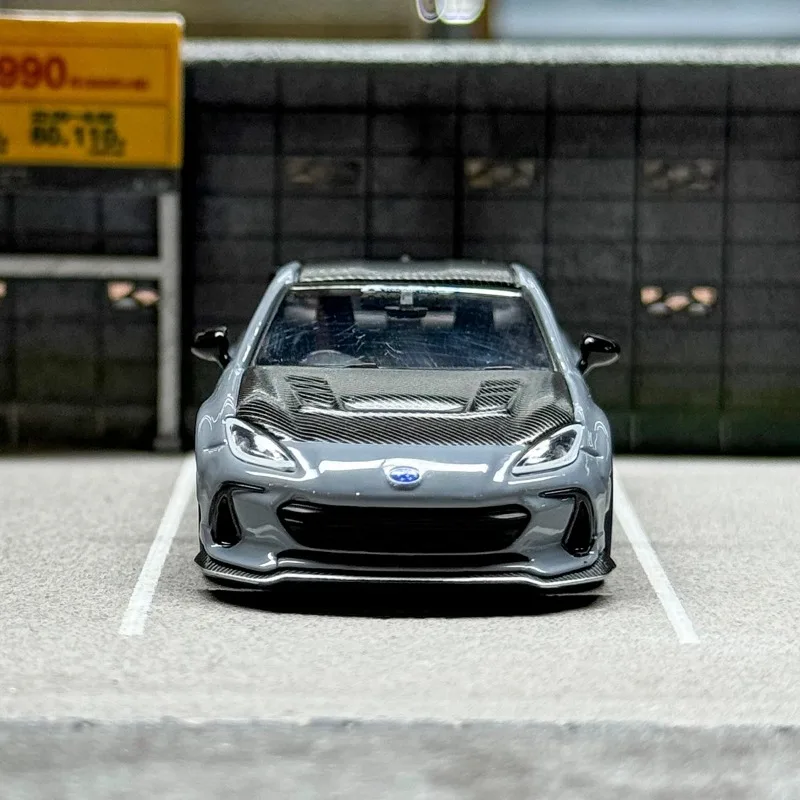 Cm 1/64 Subaru Brz Varis Grijs Legering Speelgoed Motorvoertuig Gegoten Metalen Model Geschenken