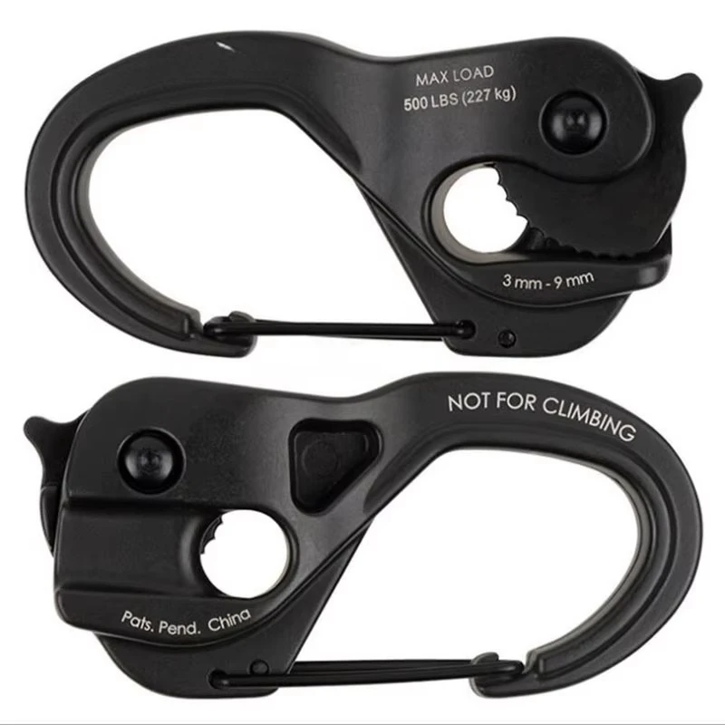Up Lock Transport Rope Buckle Tools Lanyard Self-locking Hook Up Aluminum Tied Up Hurry