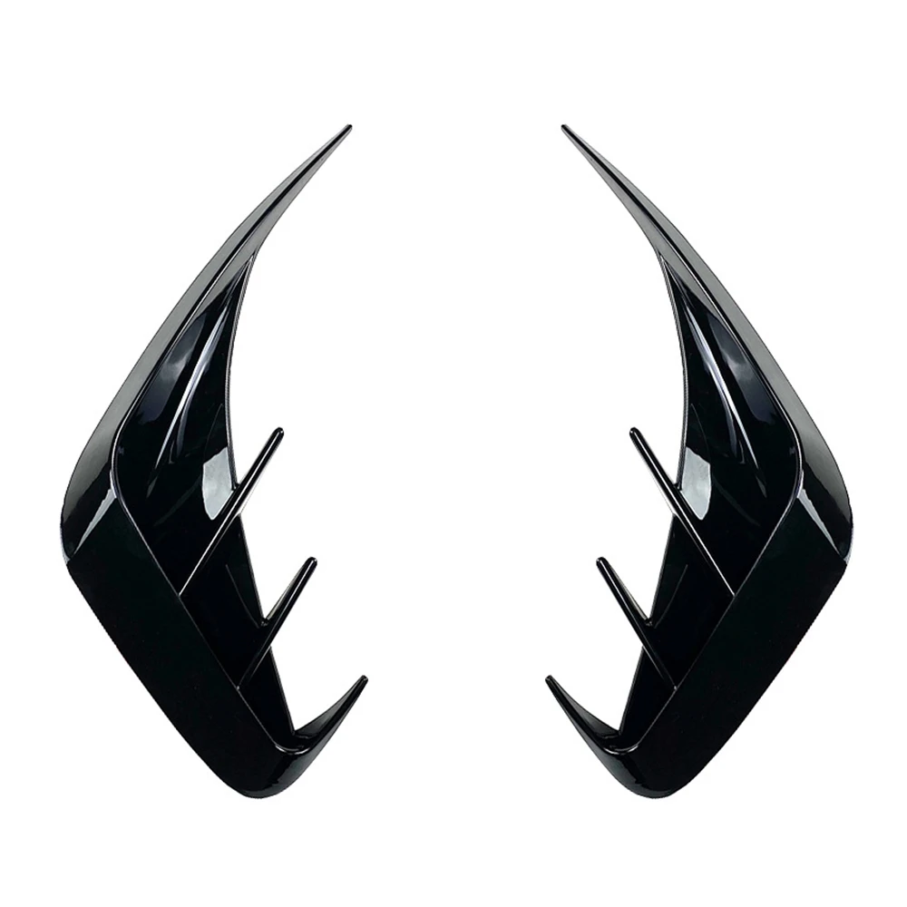 G20 Rear Bumper Lip Spoiler Side Air Vent Outlet Cover Trim for -BMW 3 Series G20 M Sport 320I 325I 330I Bright Black