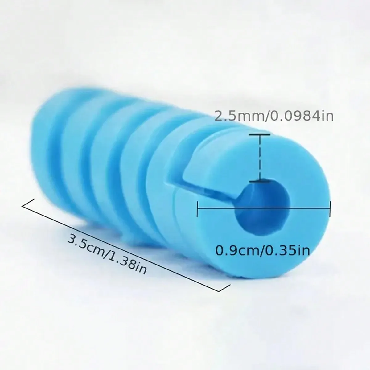 10pcs Cable Protector, Silicone Charge Cable Spiral Winder, Colorful Data Line Protection Head（Color Random）