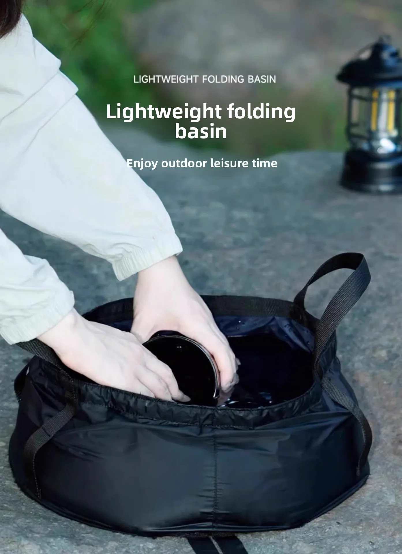 

Travel Travel Outdoor Products Portable Folding Basin Foot Washbasin Folding Basin Portable