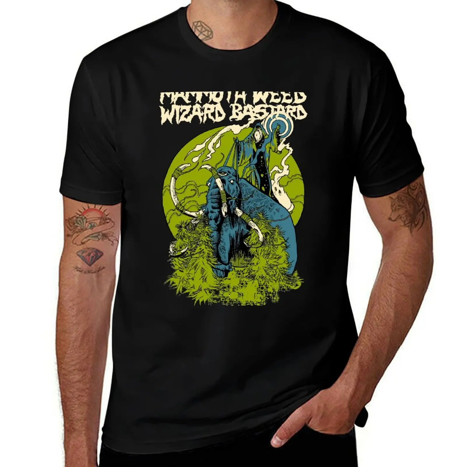 

Mammoth Weed Merch Wizard Bastard T-Shirt t shirts for man graphic funny t shirts for man cotton T-Shirt