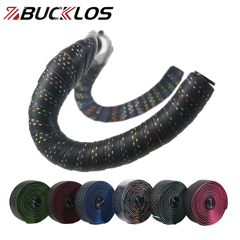 BUCKLOS Bike Bar Tape Rutschfester Fahrradlenkerwickelgürtel Gravel Rennrad Bartape Fahrradgurt Atmungsaktiv Bequeme Bänder