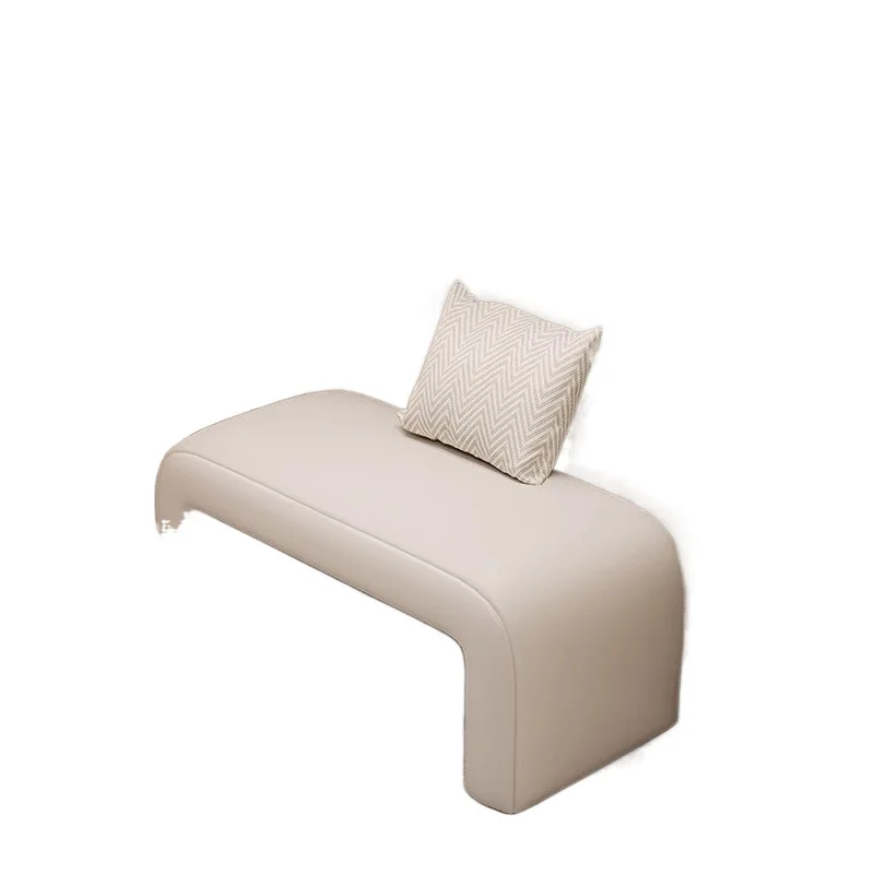 

Home shoe change stool Home door fitting room can sit shoe stool Light luxury high-end sofa Bed tail long stool