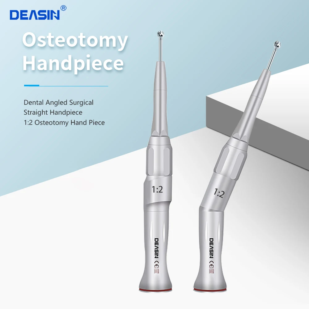 DEASIN New Dental 1:2 Osteotomy Hand Piece Micro Contra Angle Surgical Straight Handpiece Dentist Tool