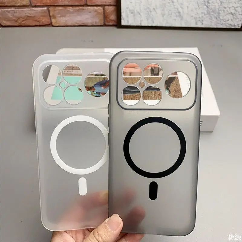 

Для Xiaomi POCO F8 Pro F8 Ultra Чехол Мягкий ТПУ MagSafe Беспроводная зарядка Защитная задняя крышка Чехол Для Redmi K90 Pro Max Shell