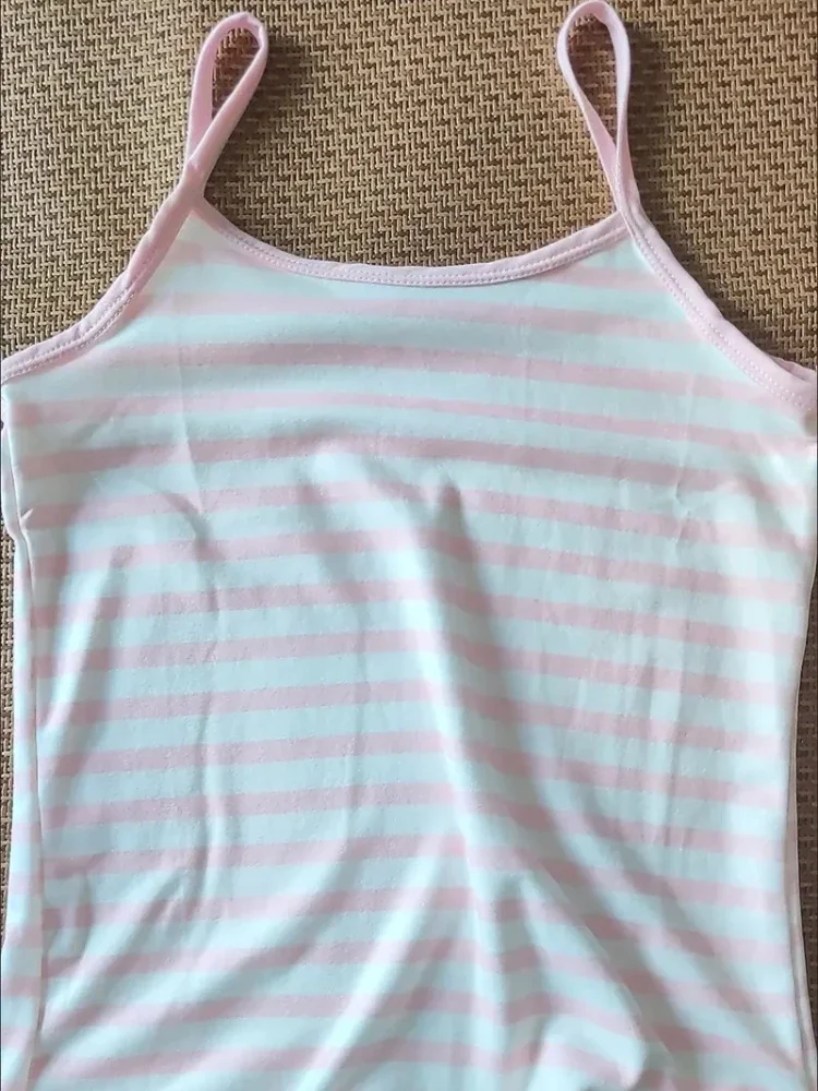 Summer Pink Ropa Mujer Crop Tops Women Clothing Kawaii Sexy 2024 Y2k Tanks Fashion Striped Sweet Vest Slim Fit Sleeveless Camis image 5