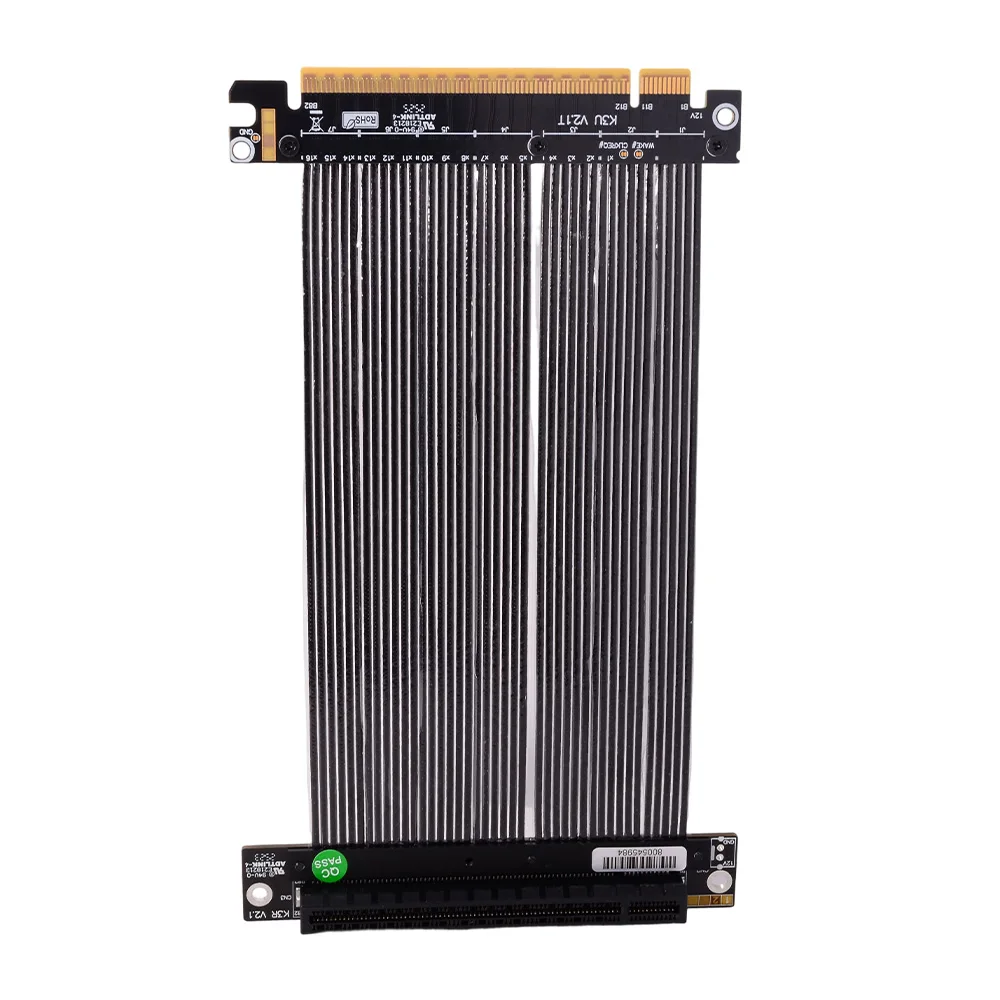 PCIE 5.0 x16 Flexible GPU Extension Riser Cable Gen5 512Gbps for NVIDIA RTX50 AMD RX90xx PC Cases Servers ITX Builds Computer