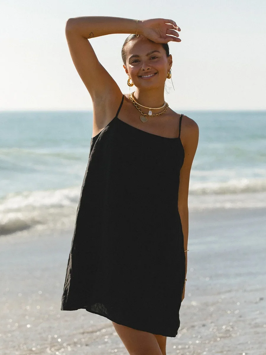 Wolfeel Nouvelle Robe Courte Camisole Été 2026 – Élégance Décontractée pour le Quotidien