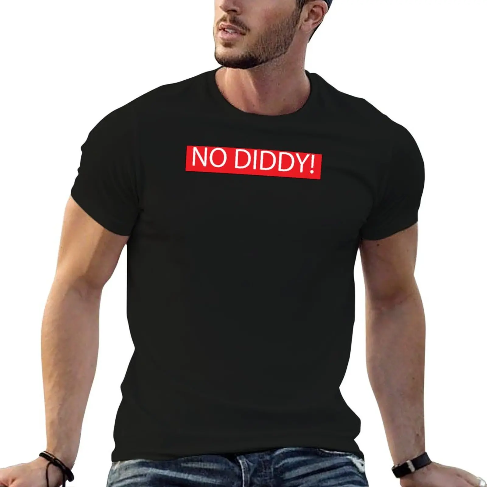 No Diddy, Diddy meme, Pause No Diddy T-Shirt customizeds Short sleeve tee anime tshirt cute clothes mens workout shirts