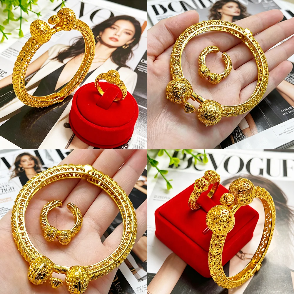 

Горячая распродажа: Золотистый браслет с кольцом, индийский свадебный браслет из Дубая, роскошные женские ювелирные изделия из сплава оптом