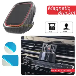 Magnetic Car Phone Holder For BMW F48 F49 F39 X1 X2 2016-2023 GPS Strong Magnet Mount Holder With Base Interior Accessories