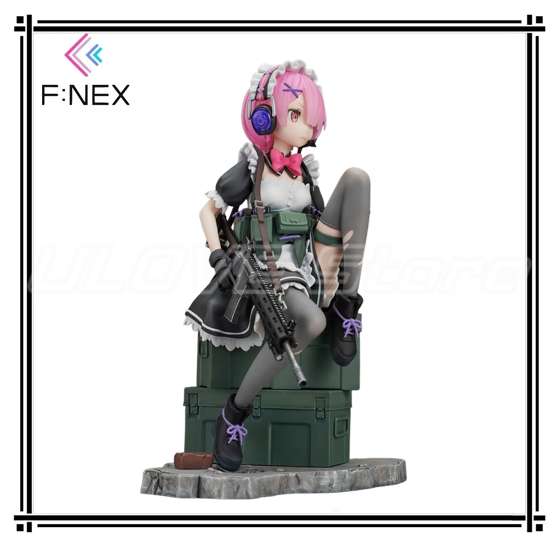 Originale F:NEX Re: ZERO - Inizia la vita in un altro mondo Ramu 1/7 Animazione Figure Model Toys Collezione di regali