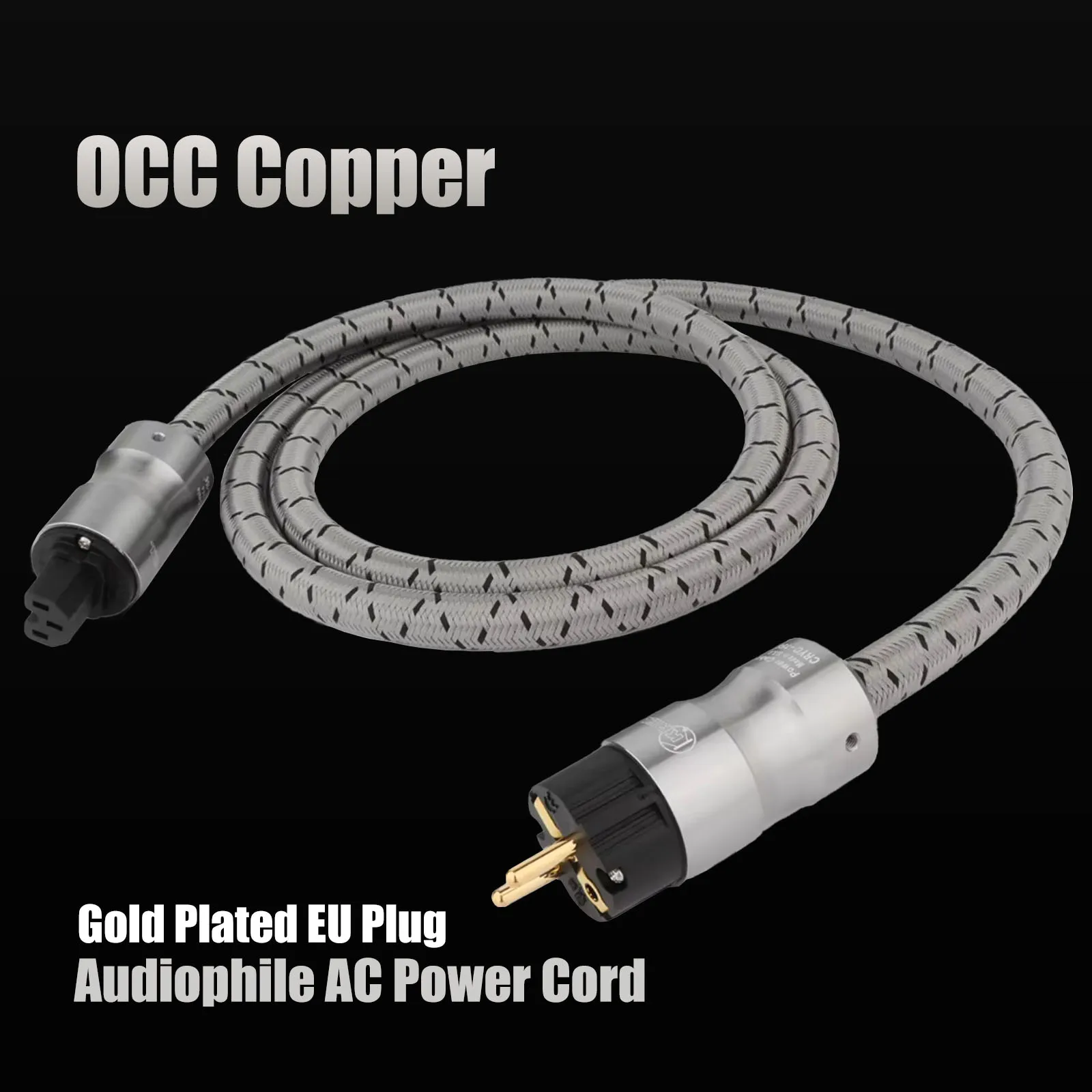 JP KRELL – cordon d'alimentation Hifi OCC en cuivre CRYO-156, câble d'alimentation ca à Double blindage, prise Shcuko US/EU pour amplificateur DAC, filtre de puissance