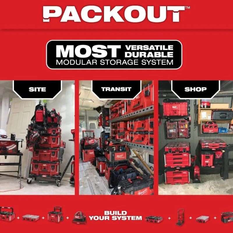 Milwaukee 48-22-8300 PACKOUT™ Tech Bag Tool Bag Power Tool Accessories