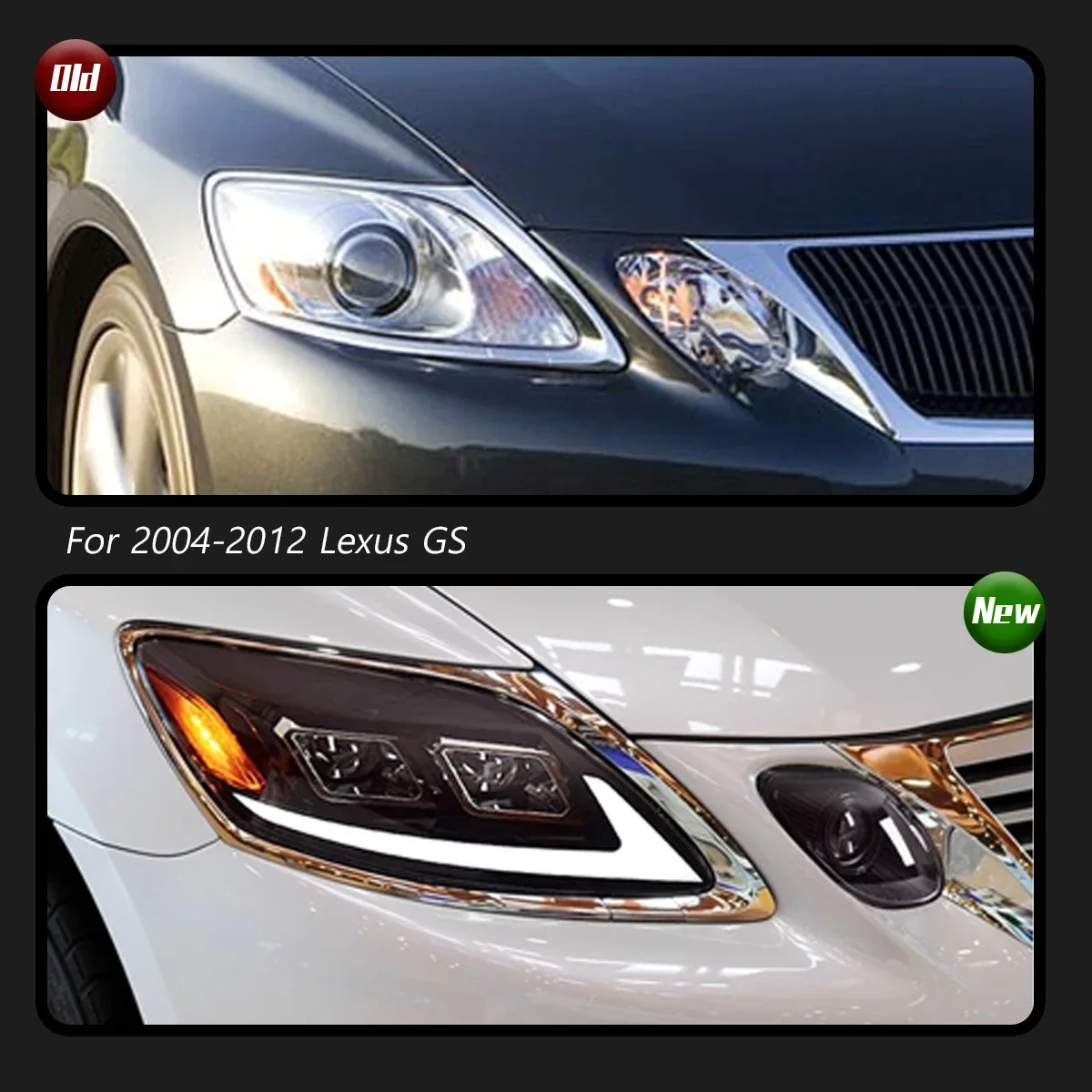 

TYPY, новое обновление, модифицированная полная фара в сборе для Lexus GS 2004-2012, указатели поворота, дневные ходовые огни, автомобильные светодиодные фары
