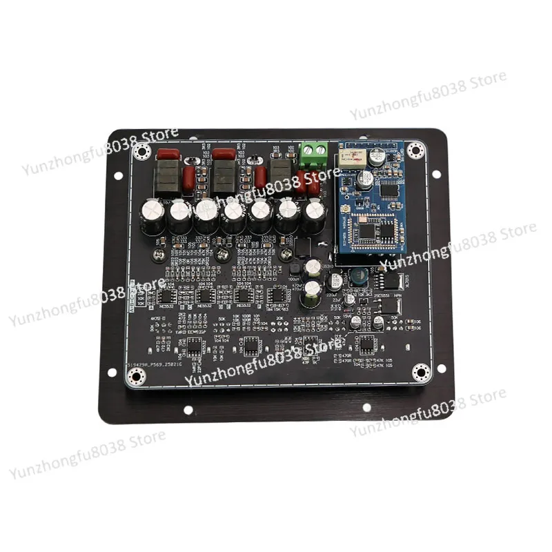 

2.1 channel digital HIFI power amplifier board QCC3084 Bluetooth 5.4 active speaker power amplifier board accessories