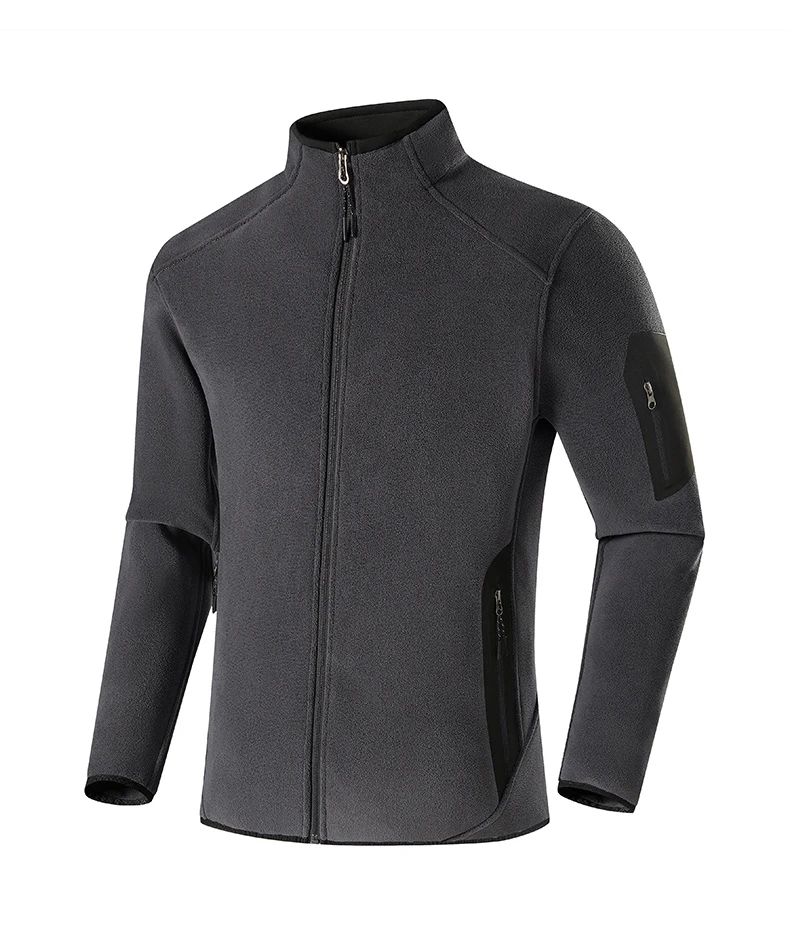 JNLN Herren Damen Winter Fleecejacke Outdoor Winddichte Thermojacke Unisex Wander-, Camping-, Kletter- und Sportjacke – Detail 24