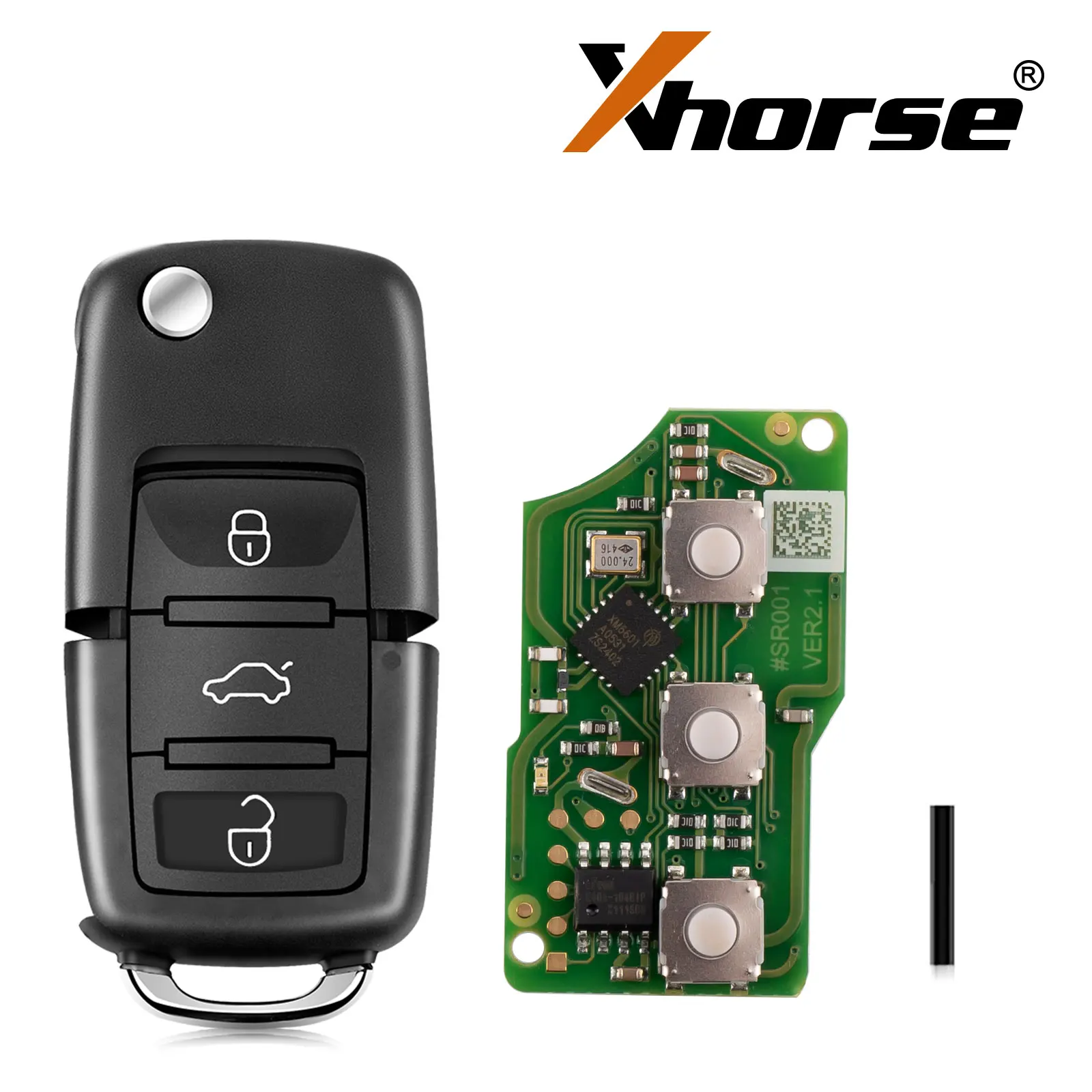 5PCS Xhorse XK Series Universal Wire Remote Key XKKF21EN XKLKS0EN XKKF02EN XKB501EN XKFO01EN XKHY05EN XKTO00EN XKTO01EN VVDI Key