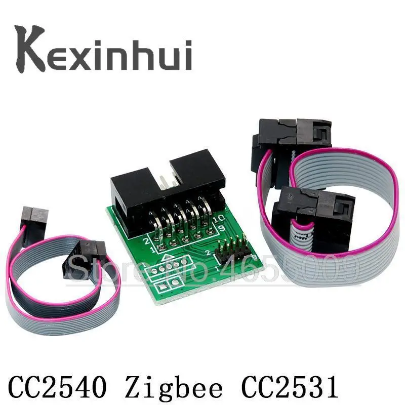 Downloader Cable Bluetooth 4.0 CC2540 zigbee CC2531 Sniffer USB Programmer Wire Download Programming Connector Board