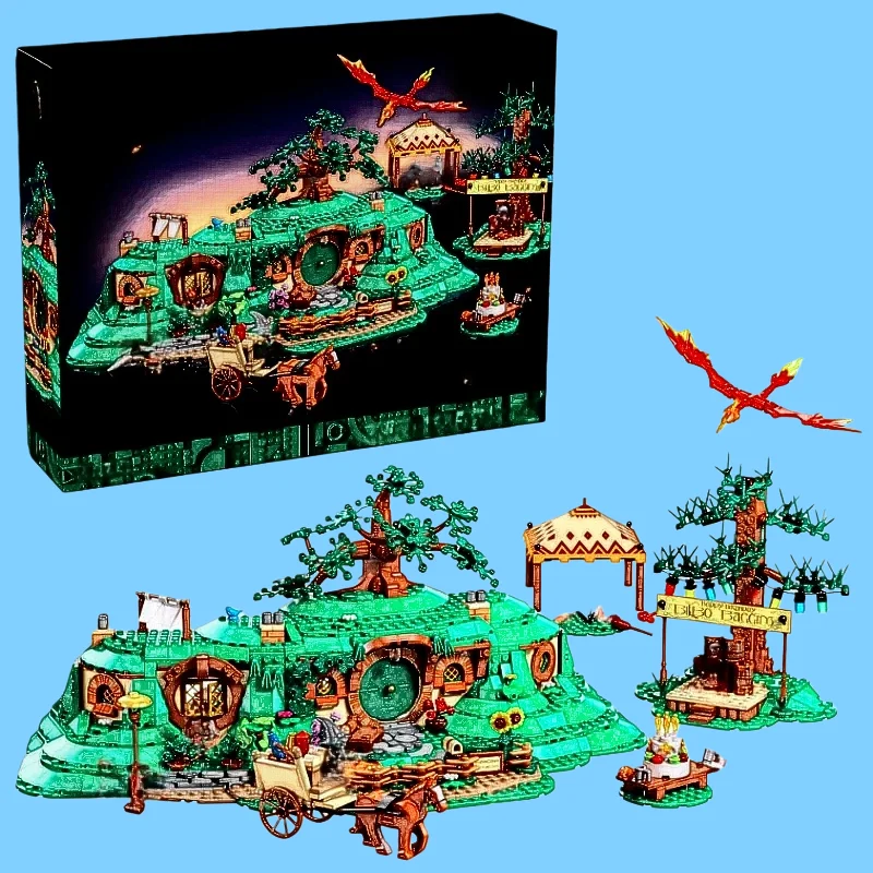 

IN STOCK 2017pcs The Shire Modular Castle Building Blocks Model Home Decoration Set MOC-10354 Toys for Kids Birthday Party Gifts