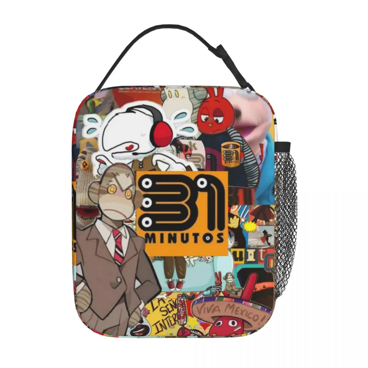 Bolsa de almuerzo aislada 31 Minutos Merch Lunch Food Box refrigerador térmico multifunción Bento Box para la escuela