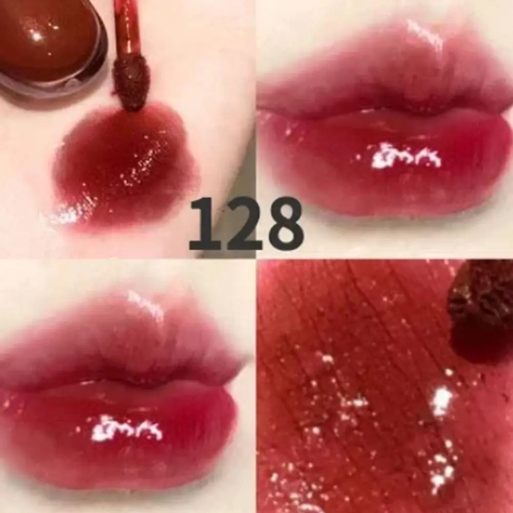 Double Headed Make Up Lip Non-Fading Gloss Oil Lip Glaze Lipsticks Milk Tea Bean Paste Transparent Lip Color Lip Gloss Cosmetic