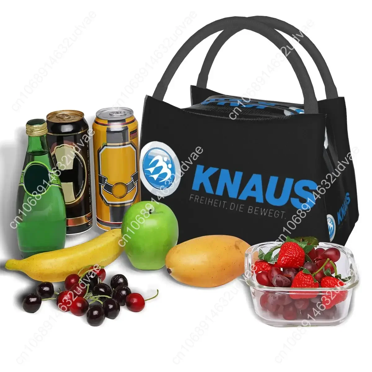 Knaus Caravan Borse per il pranzo Bento Box isolato Borsa per il pranzo impermeabile Borse da picnic riutilizzabili Borsa termica per donna Bambini Lavoro