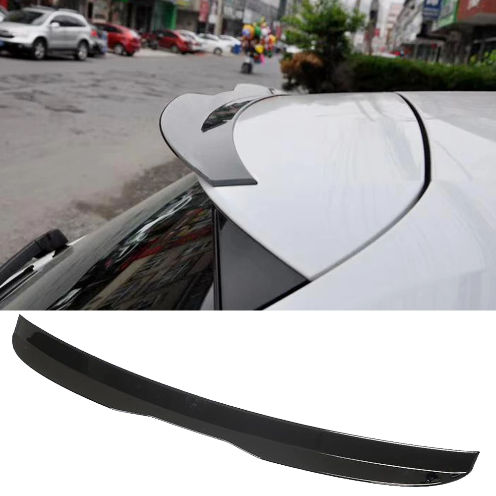 For A3 Car Rear Roof Spoiler Wing For Audi A3 Hatchback 2013 - 2018 Rear Roof Boot Lip Wing Spoiler ABS Glossy Black Spoiler