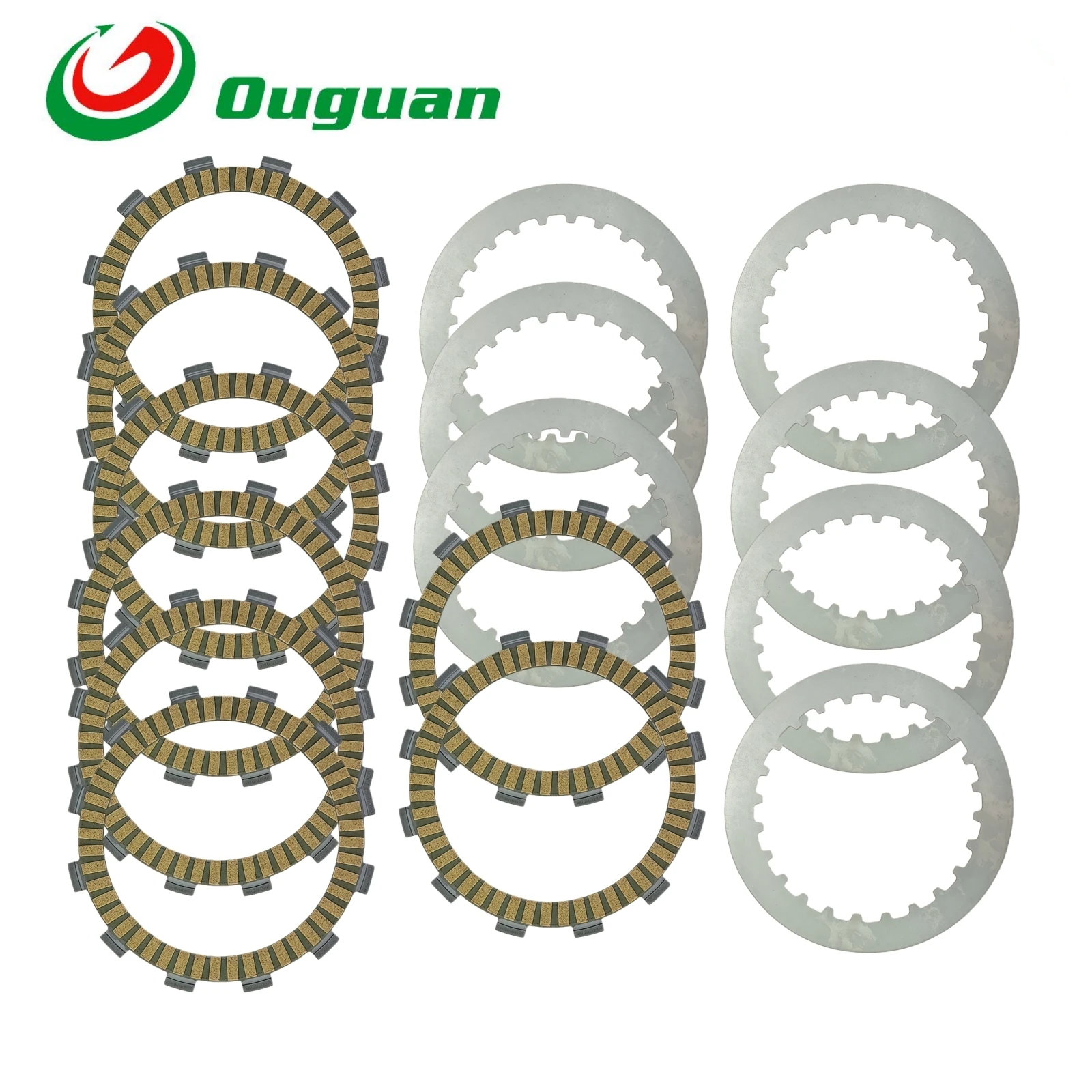

ouguan for Honda CRF250R ME11 2004-2009 CRF250X CRF300X CRF 250 R/X 300X CR125R CR 125R Clutch Friction Plates Steel Discs Kits