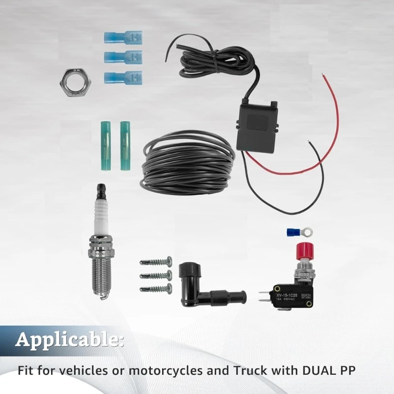 BFTKAFK-Single Exhaust Flame Single Flamethrower for Motorcycles Flame Thrower Includes Installation Accessory Dropship